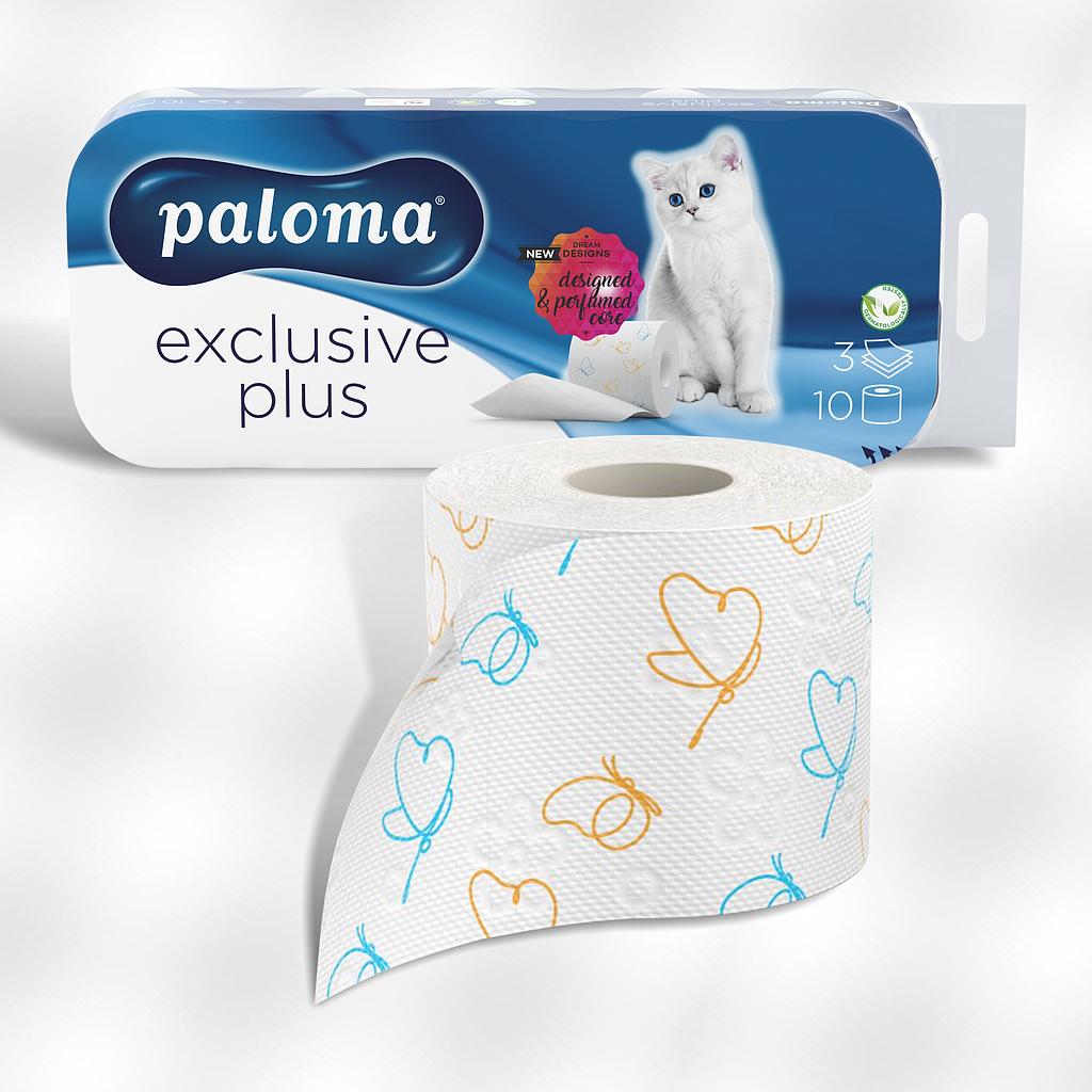 PALOMA EXCLUSIVE PLUS TOILETPAPIER 3LG 150V 10RL